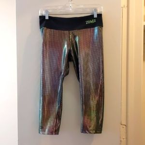 Zumba Iridescent Crop Leggings